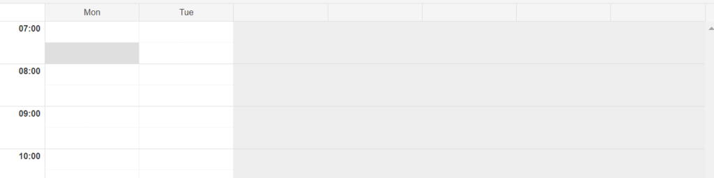 How to hide dates in RadScheduler using jQuery