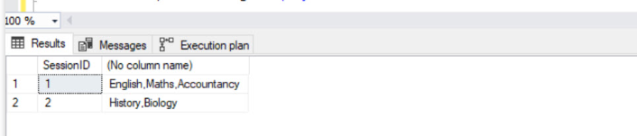 MS SQL Creating a comma separated string
