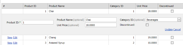 Get DevExpress Grid View template text box field value