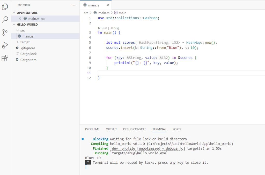 Rust Collection HashMaps