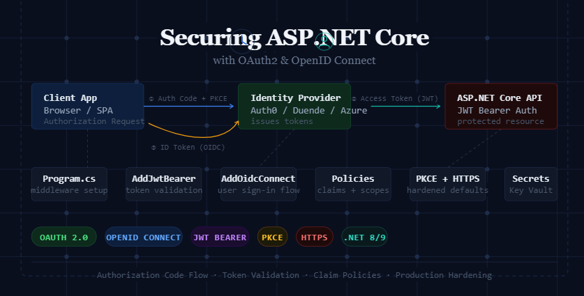 ASP.NET Core OAuth2 and OpenID Connect