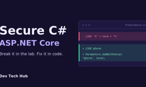 Secure Coding in C# Course: ASP.NET Core Security